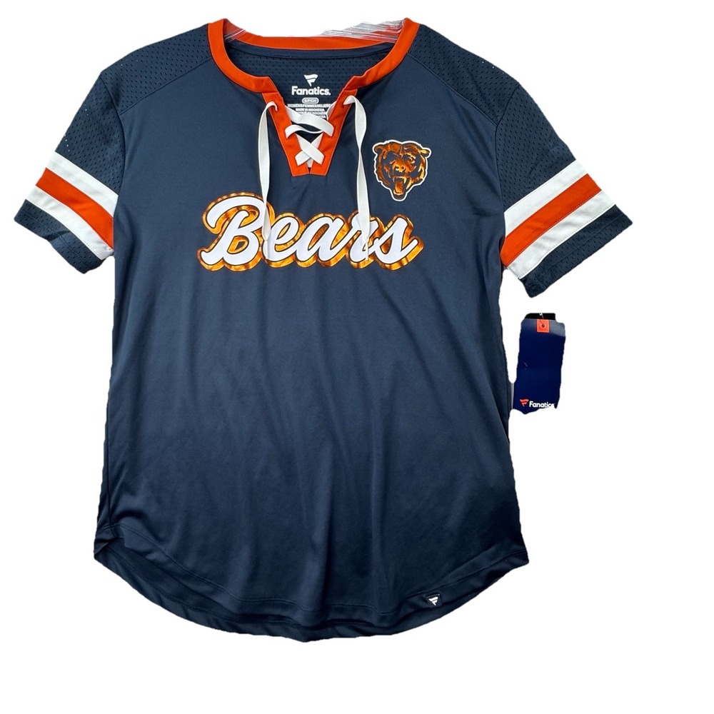 NEW Chicago Bears Football Women's NFL Team Apparel Shirt Size Small Cute